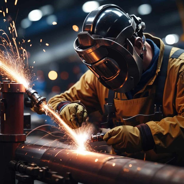 چک.نه از ابزار جوشکاری استفادع کنیم