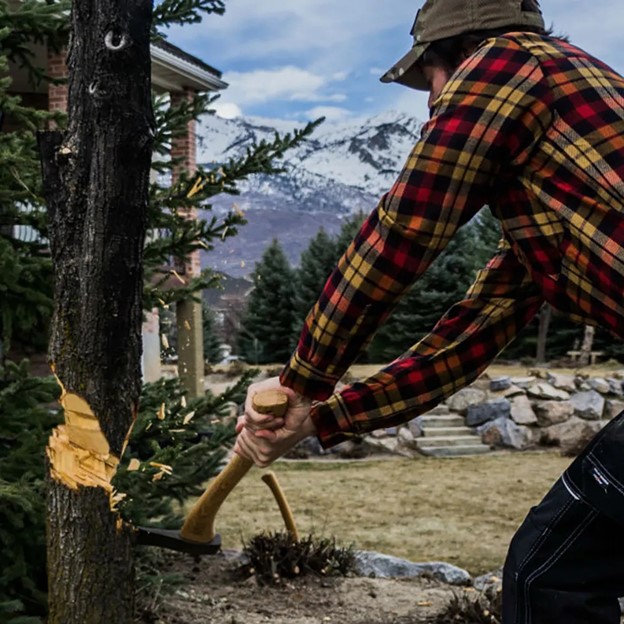 چگونه با تبر برش انجام دهیم