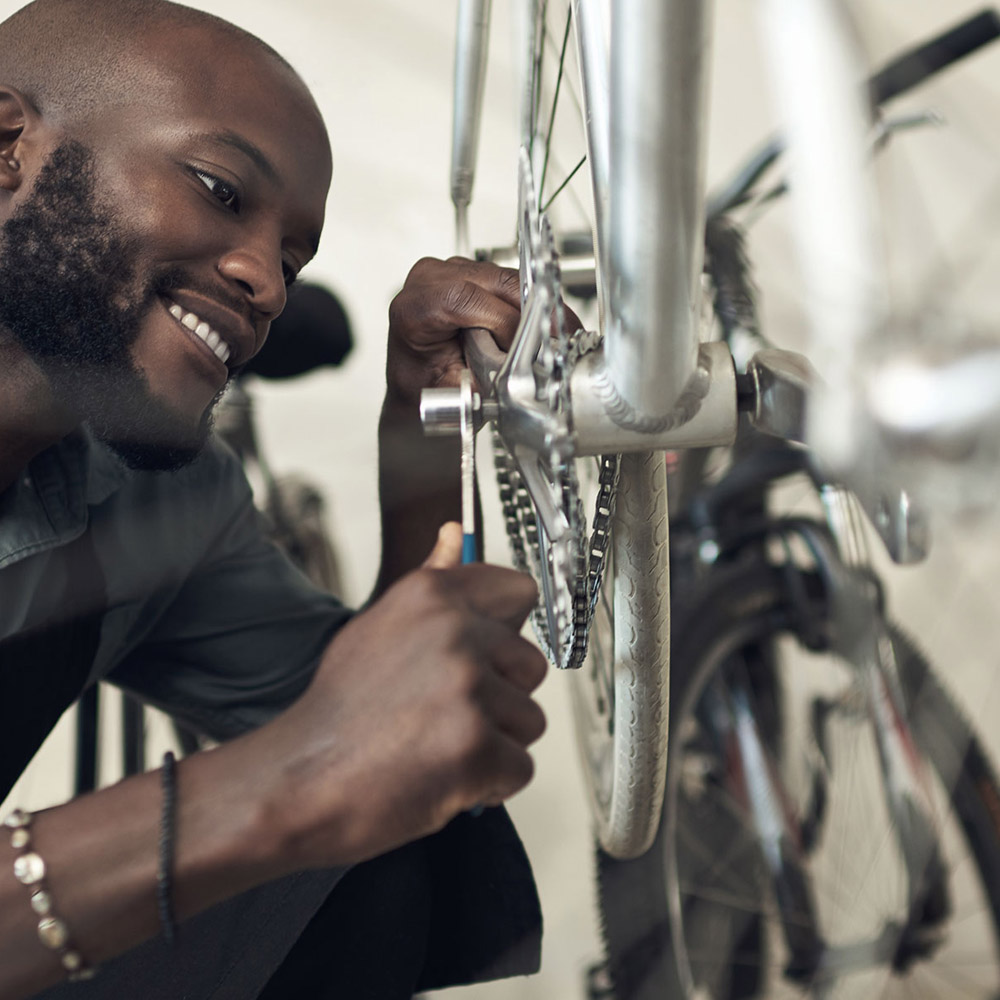 تعمیرات دوچرخه در خانه