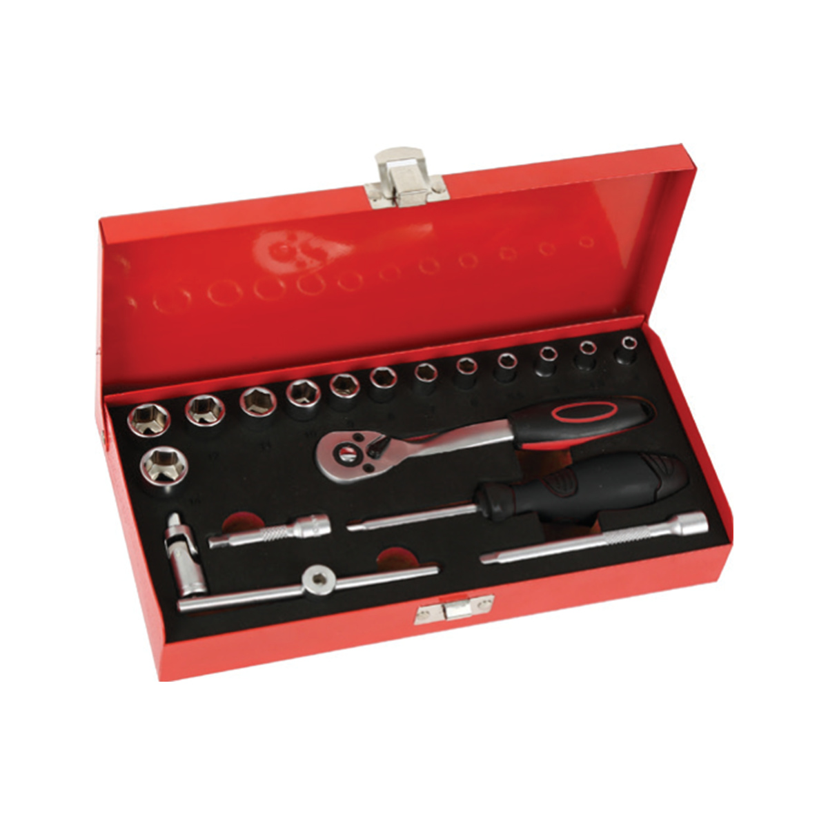 WTK20 خرید و قیمت جعبه بکس 19 پارچه 1/4 درایو LK