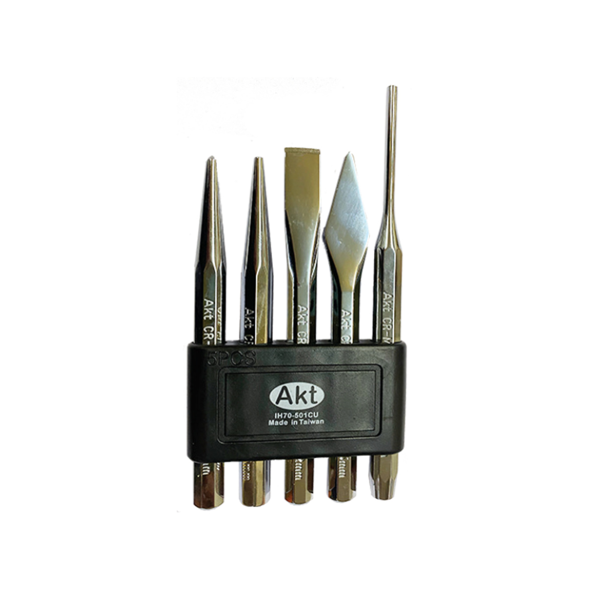 IH70-501CU خرید سمبه و قلم ای کی تی سری سنبه و قلم 5 عددی پایه پلاستیکی AKT