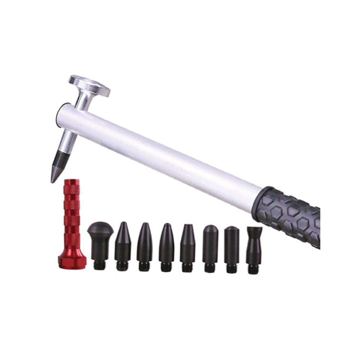 H2188 چکش کربنی و قلم نیش گیری با 8 سری صافکاری LK PDR کد H2188