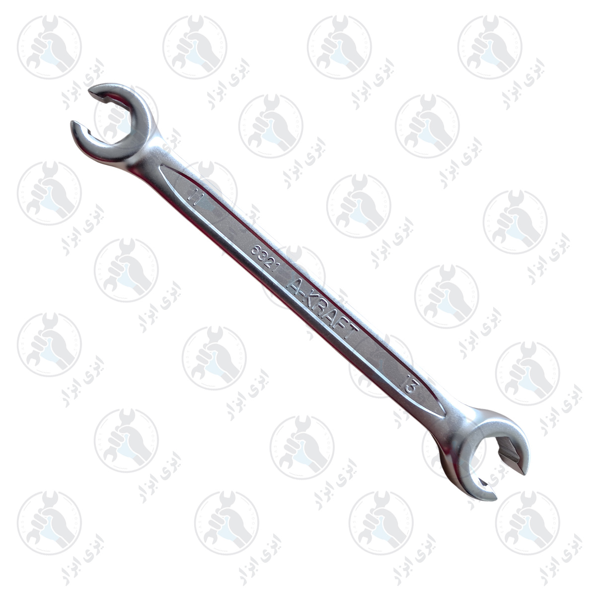 آچار دو سر رینگ چاکدار A-KRAFT کد A6321